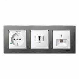Изображение продукта Рамка 3-постовая Schneider Electric Merten System M 